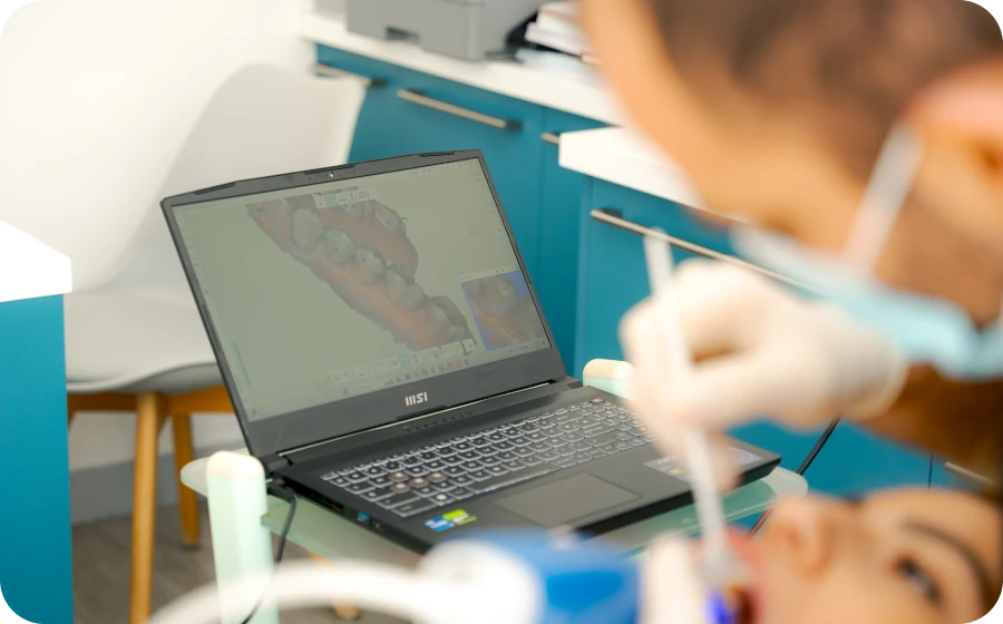 Les empreintes dentaires au cabinet dentaire des Drs Serror de Marolles en Hurepoix